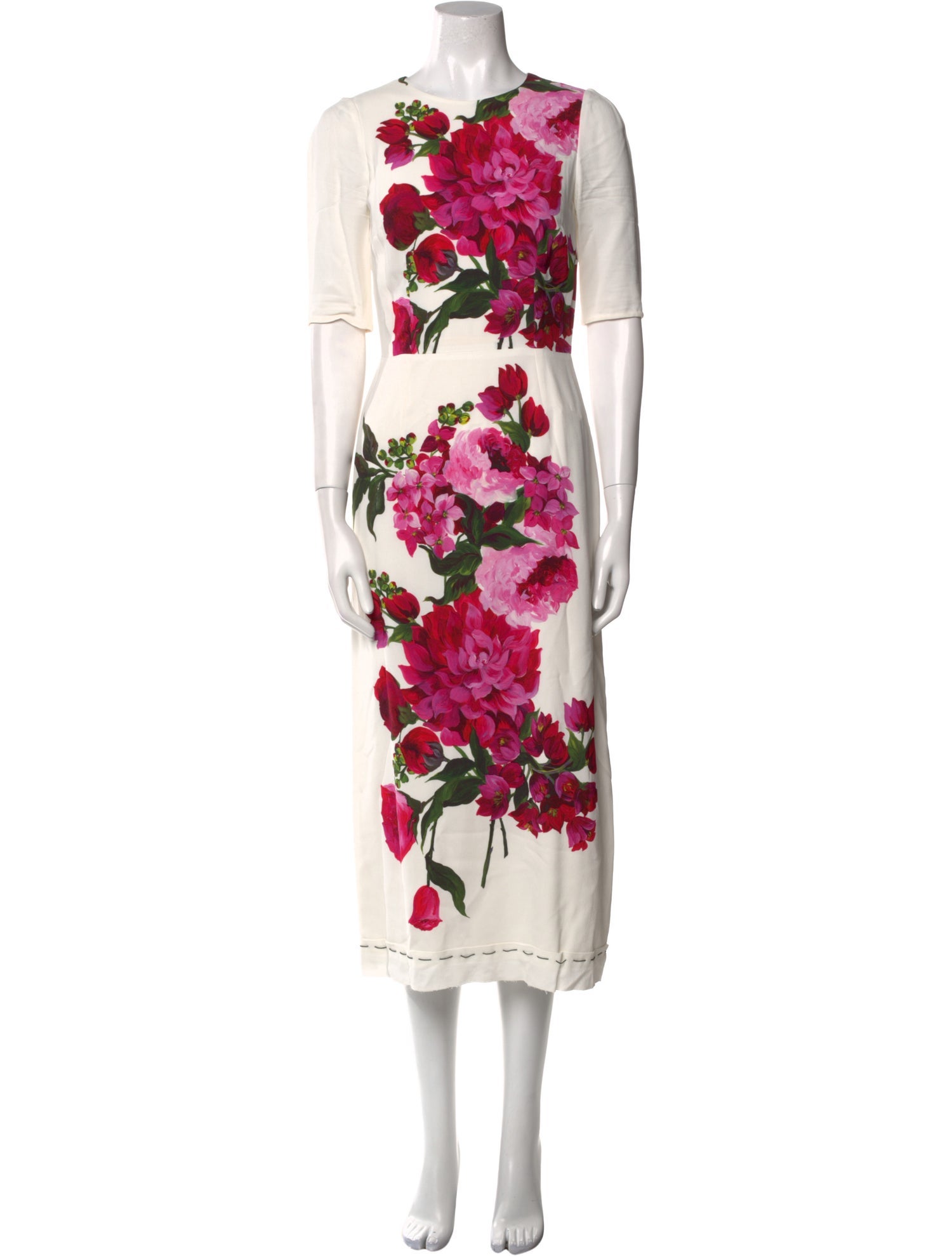 Dolce & Gabbana Floral Print Long Dress
