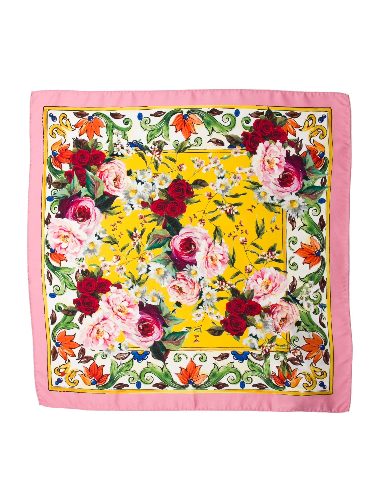 Dolce & Gabbana Floral Print Scarf w/ Tags