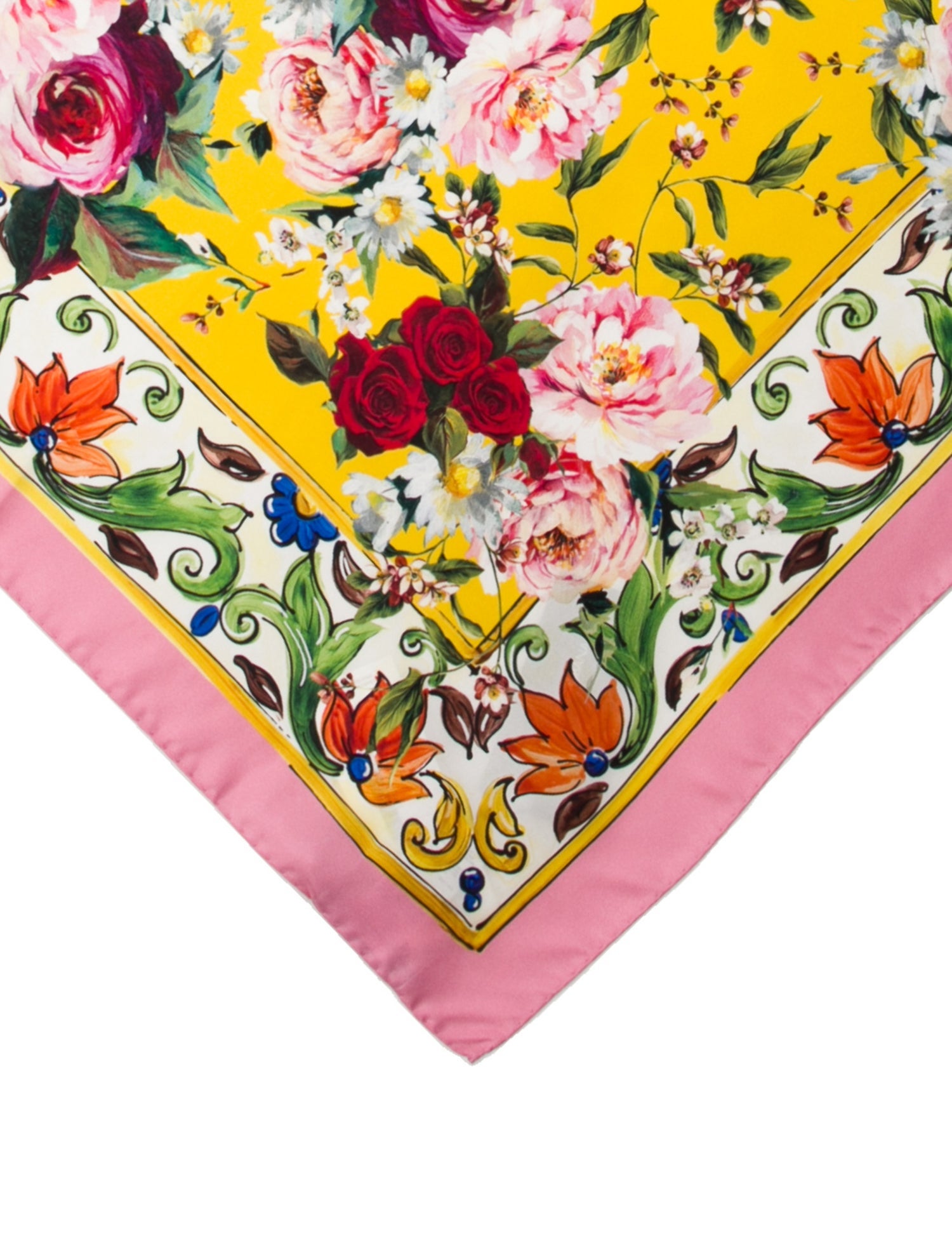 Dolce & Gabbana Floral Print Scarf w/ Tags