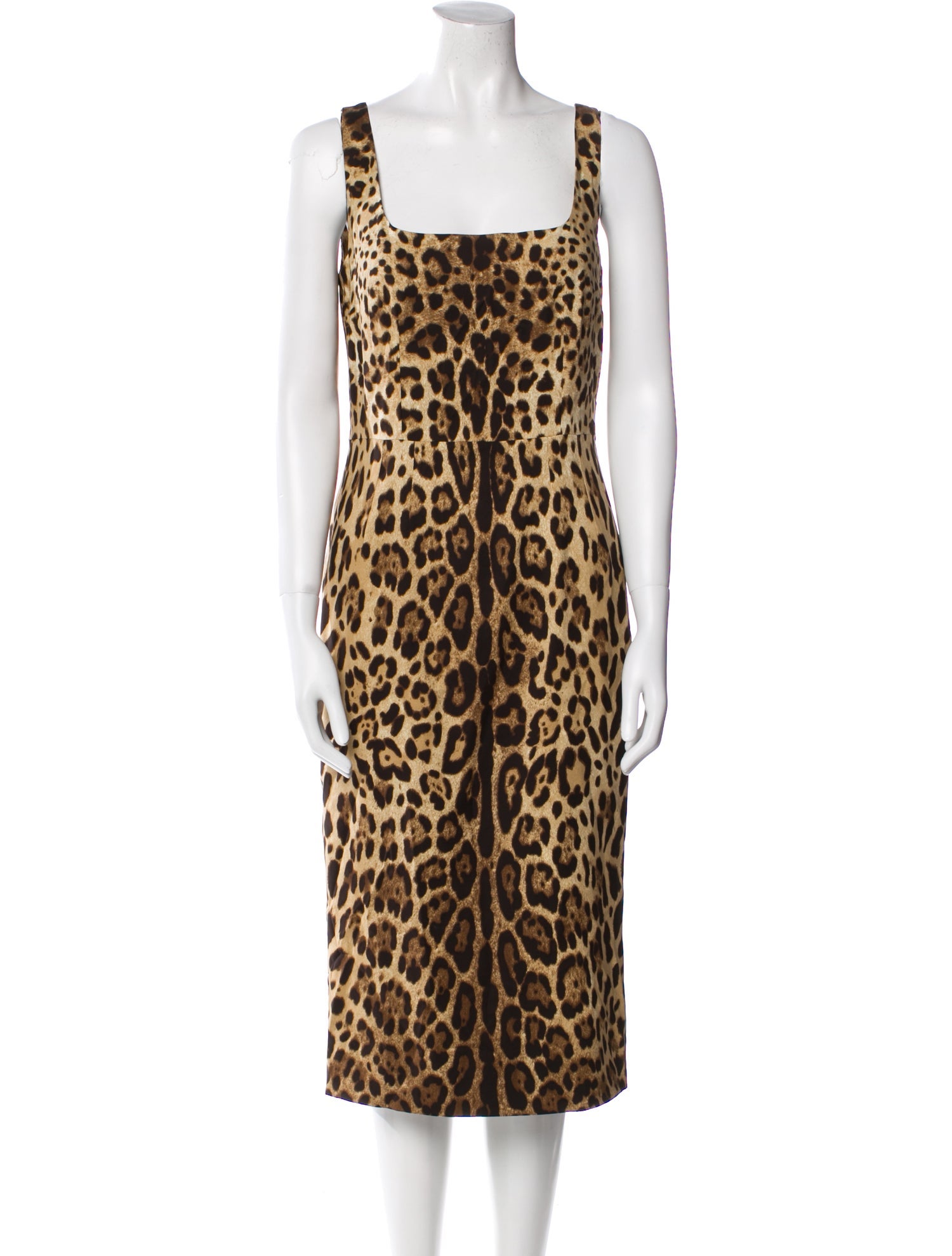 Dolce & Gabbana Silk Midi Length Dress