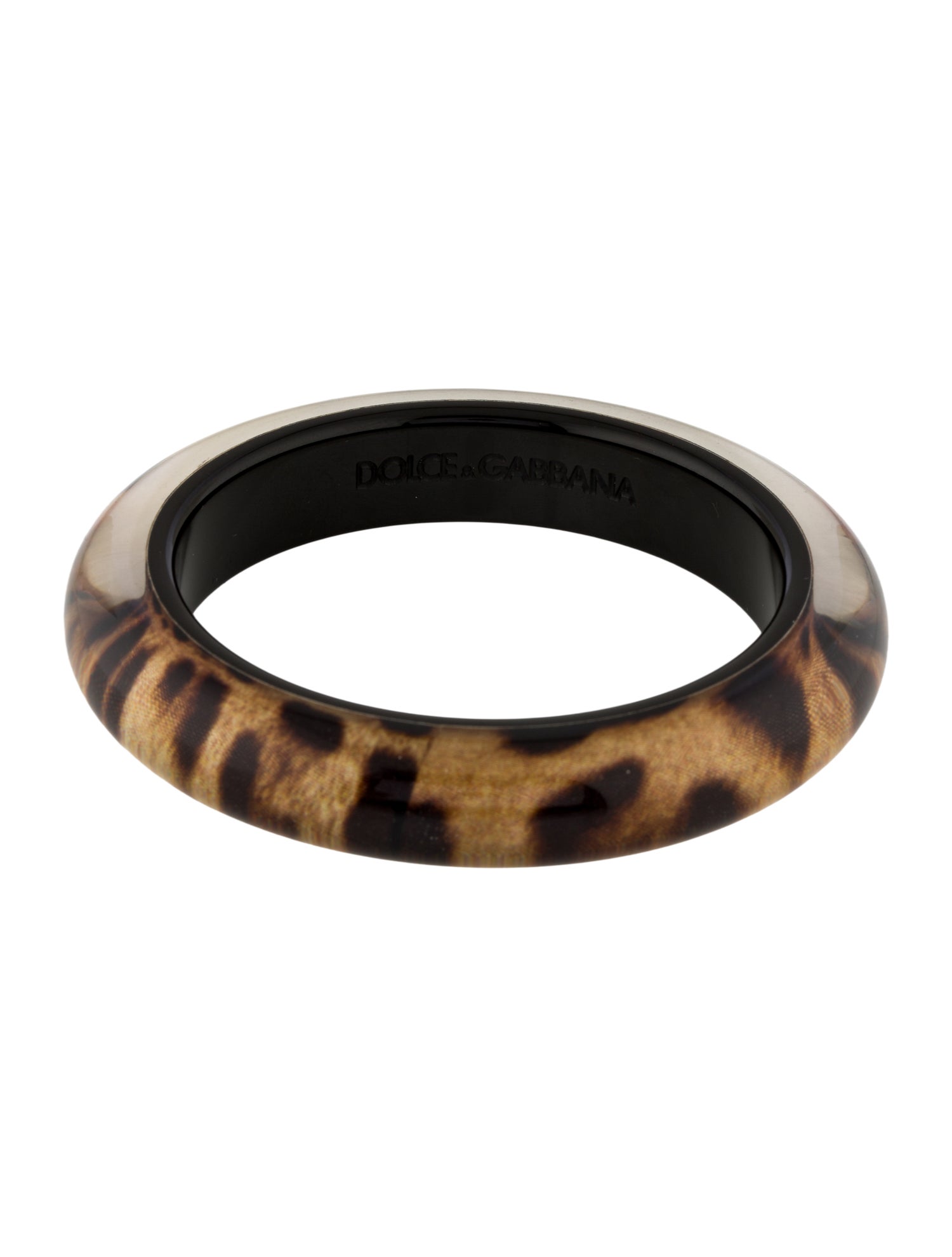 Dolce & Gabbana Leopard Resin Bangle