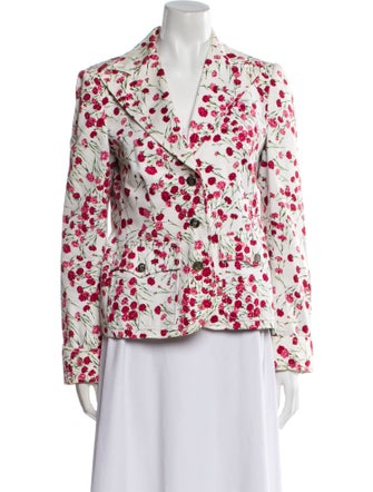 Dolce & Gabbana Floral Print Blazer