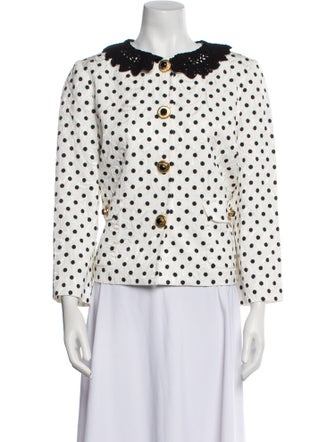 Dolce & Gabbana Polka Dot Print Evening Jacket