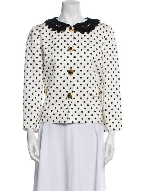 Dolce & Gabbana Polka Dot Print Evening Jacket