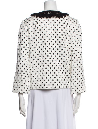 Dolce & Gabbana Polka Dot Print Evening Jacket