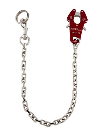 Dolce & Gabbana Men's Silver Engraved Keyring