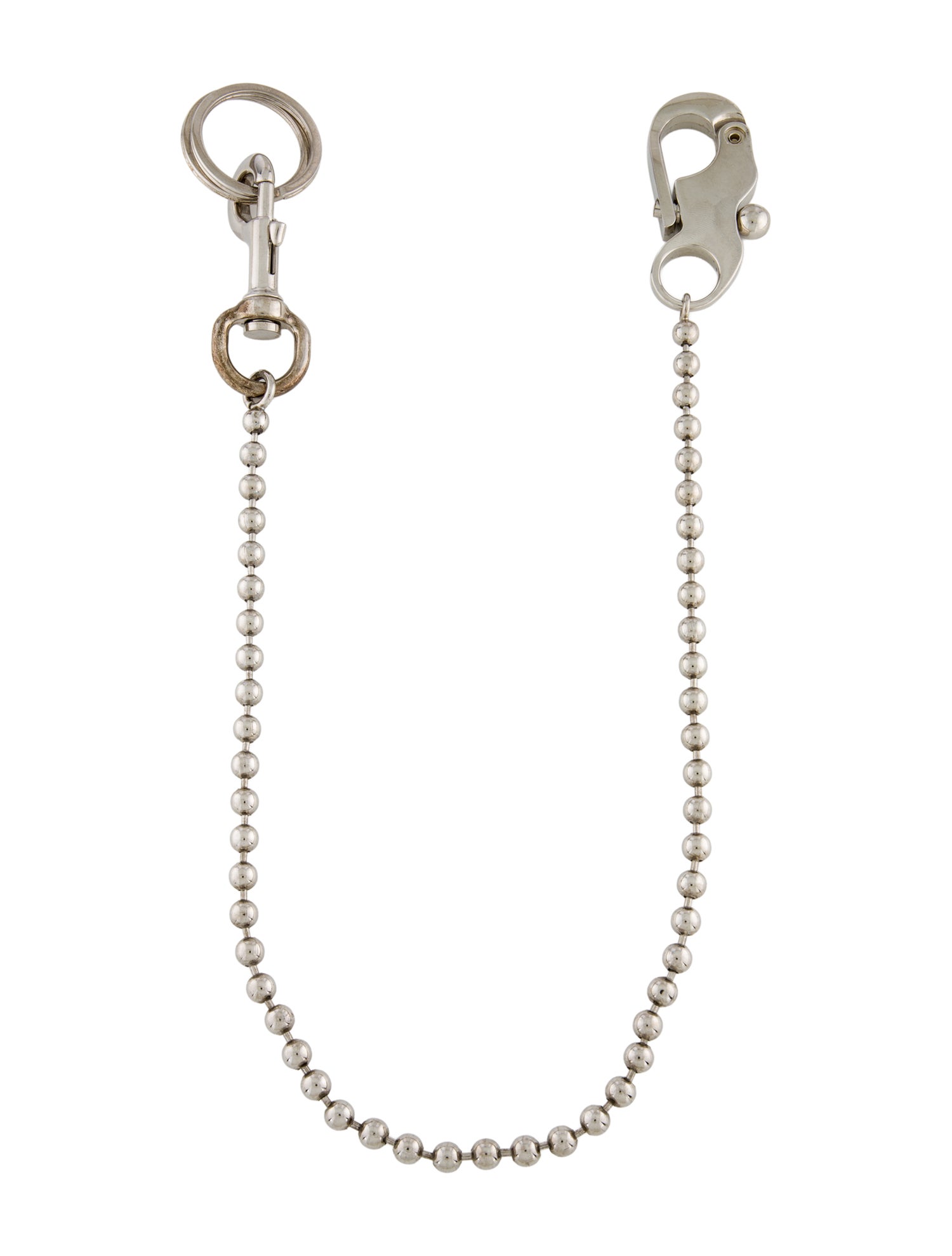 Dolce & Gabbana Mens Silver Engraved Leg Chain