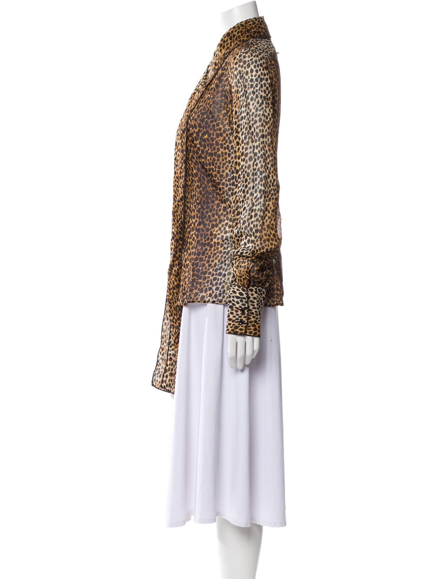 Dolce & Gabbana Silk Animal Print Tunic