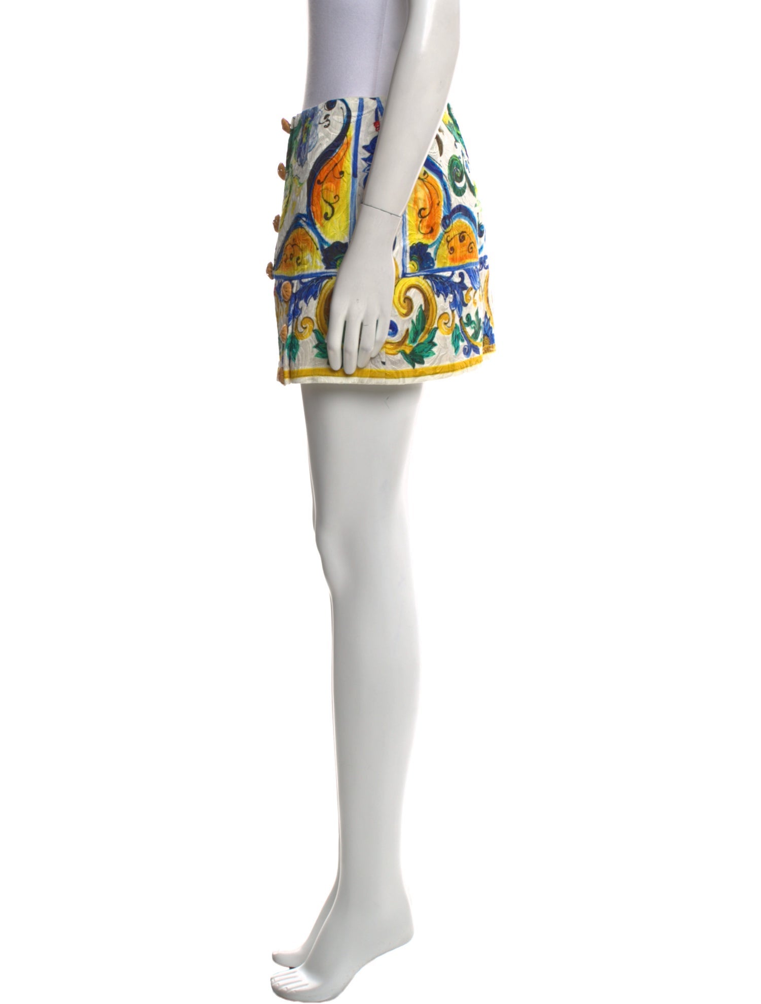 Dolce & Gabbana Printed Mini Skirt