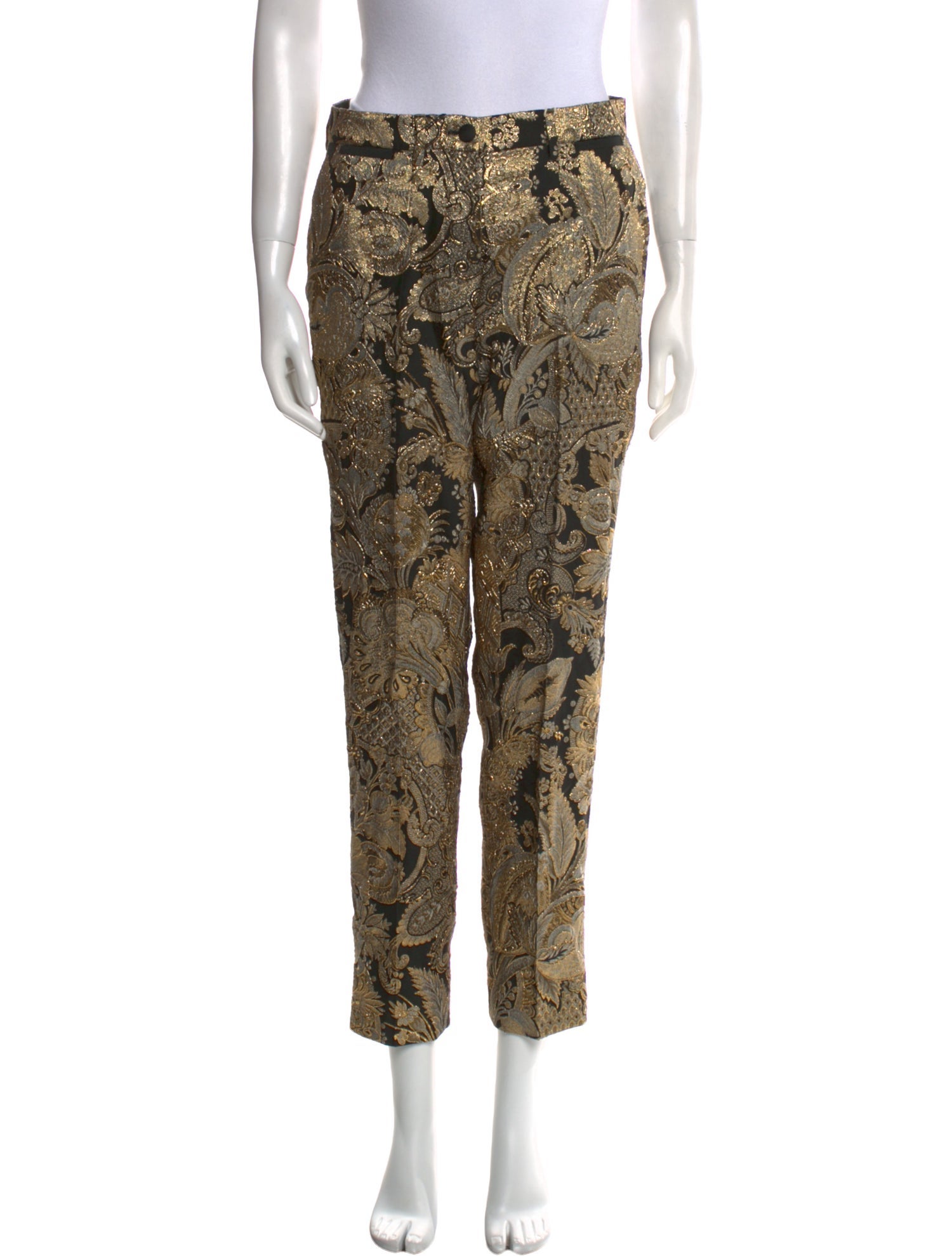 Dolce & Gabbana Nylon Straight Leg Pants w/ Tags