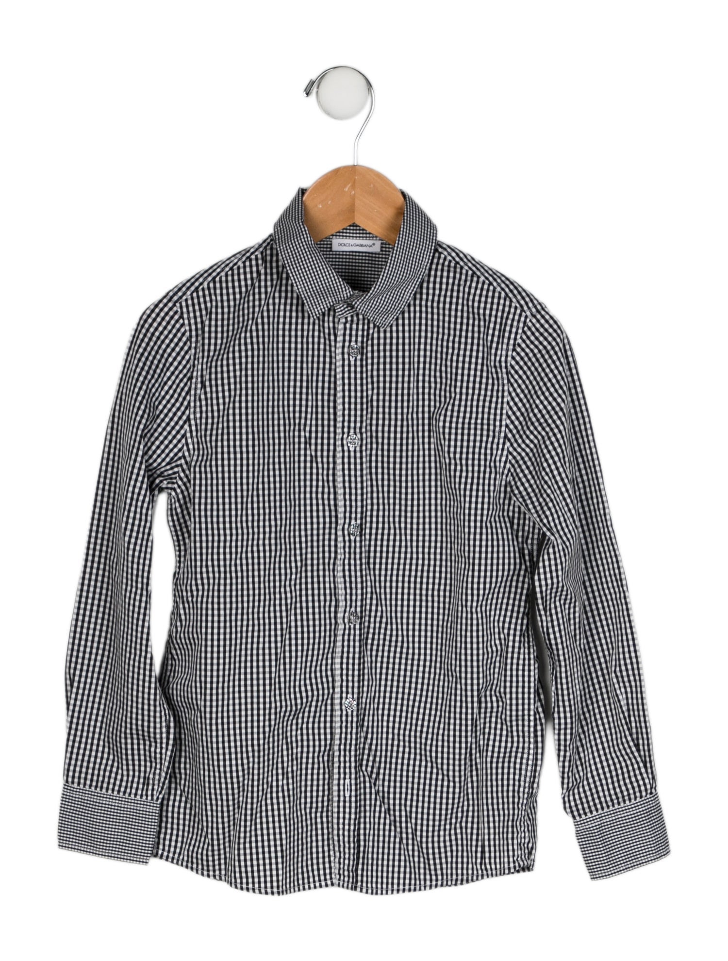 Dolce & Gabbana Boys Checkered Shirt