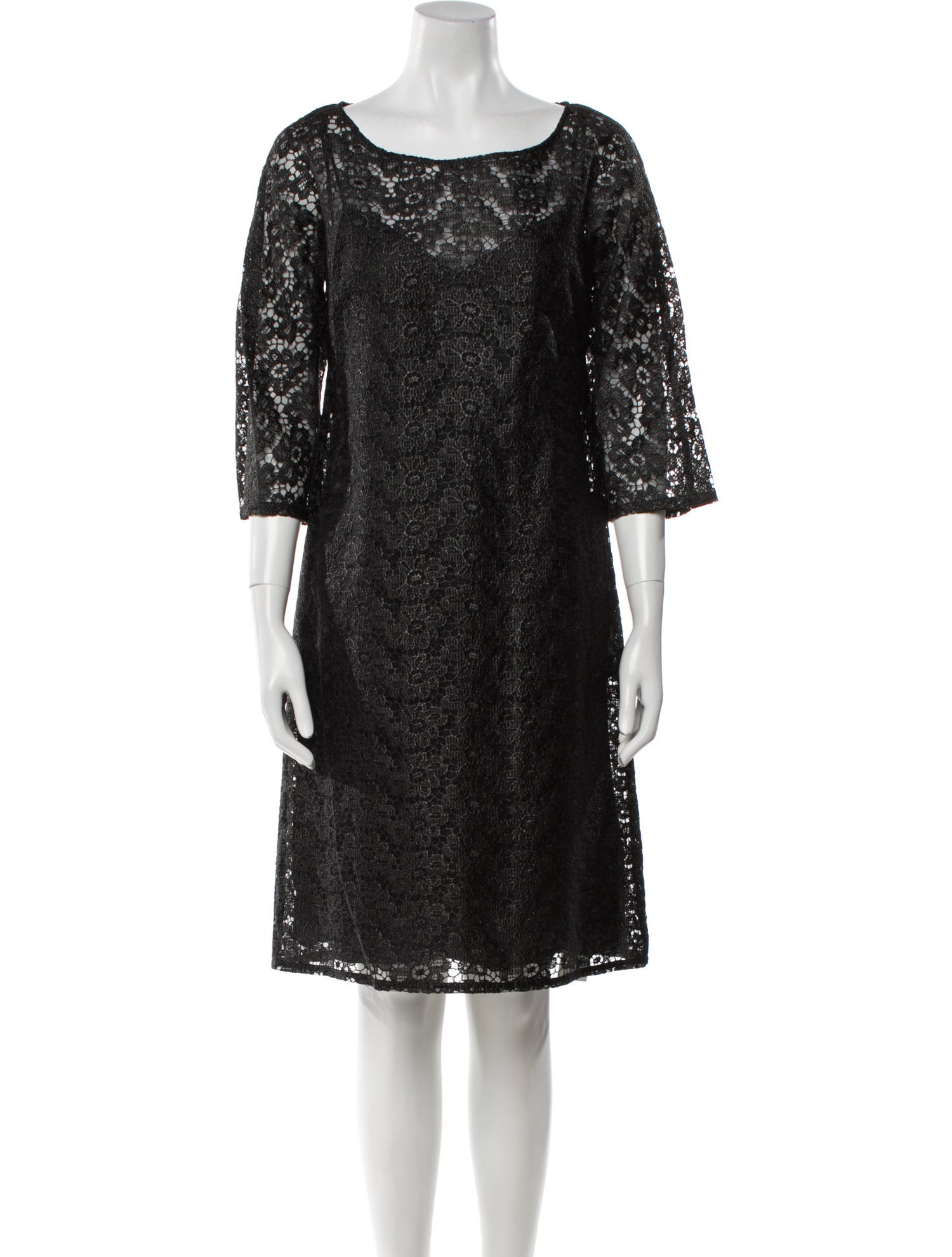 Dolce & Gabbana Lace Pattern Knee-Length Dress w/ Tags