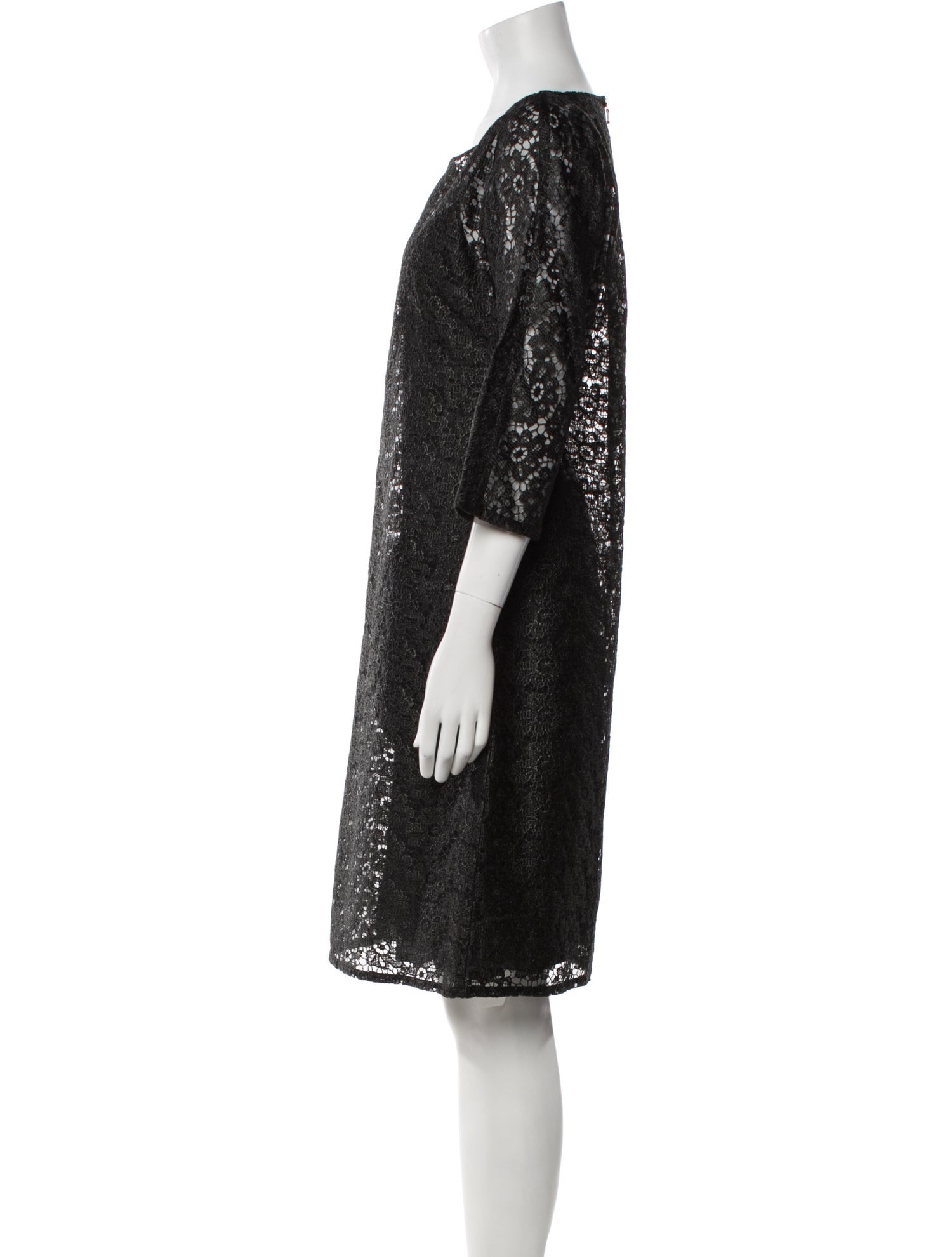 Dolce & Gabbana Lace Pattern Knee-Length Dress w/ Tags