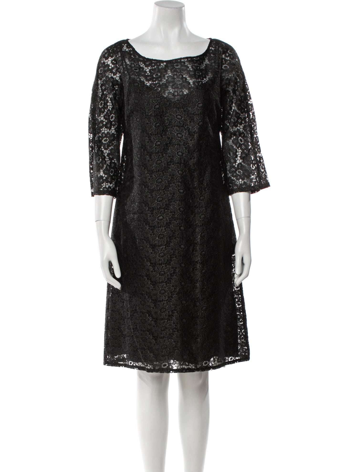 Dolce & Gabbana Lace Pattern Knee-Length Dress w/ Tags