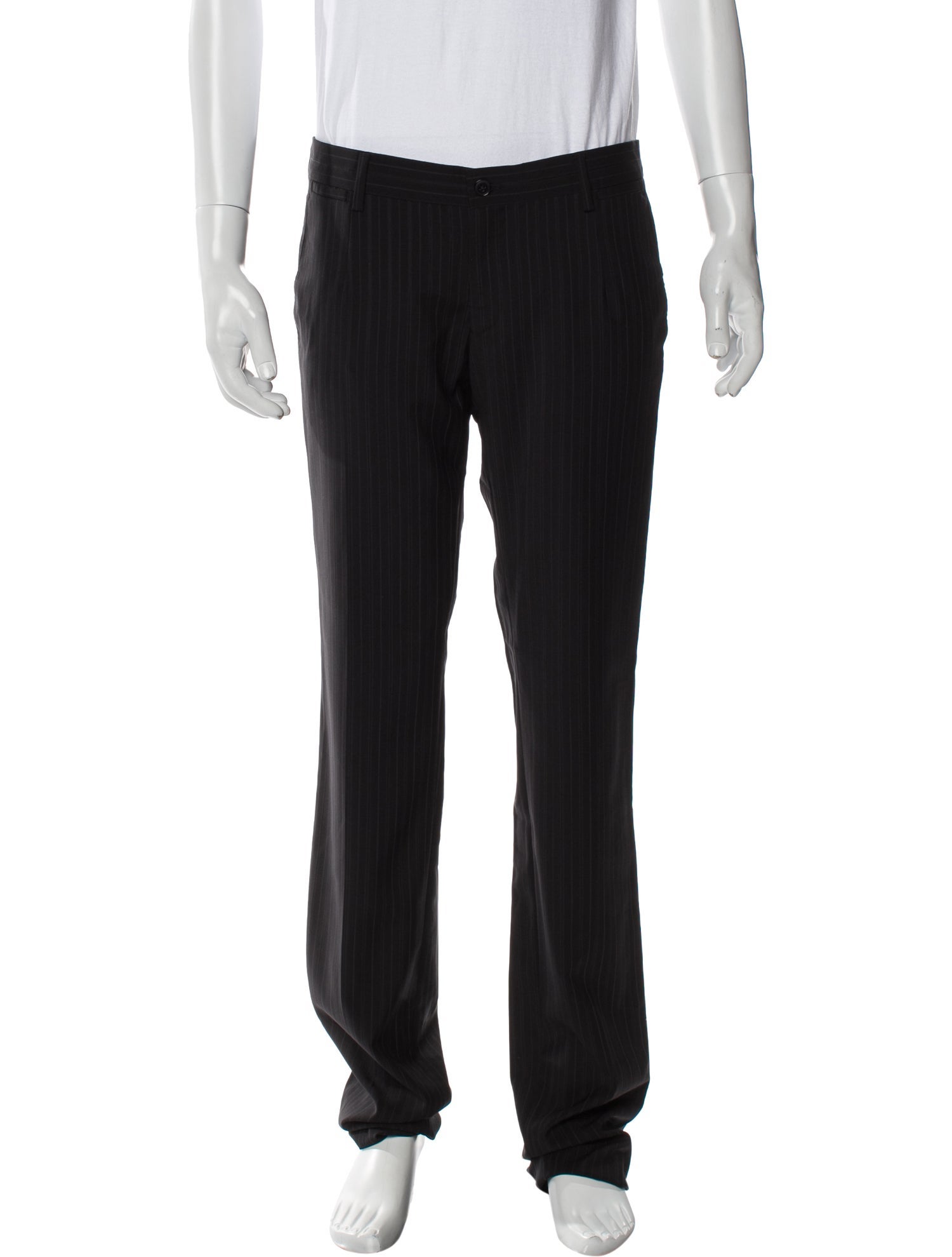 Dolce & Gabbana Virgin Wool Dress Pants