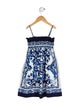 Dolce & Gabbana Girls Pattern Print Dress