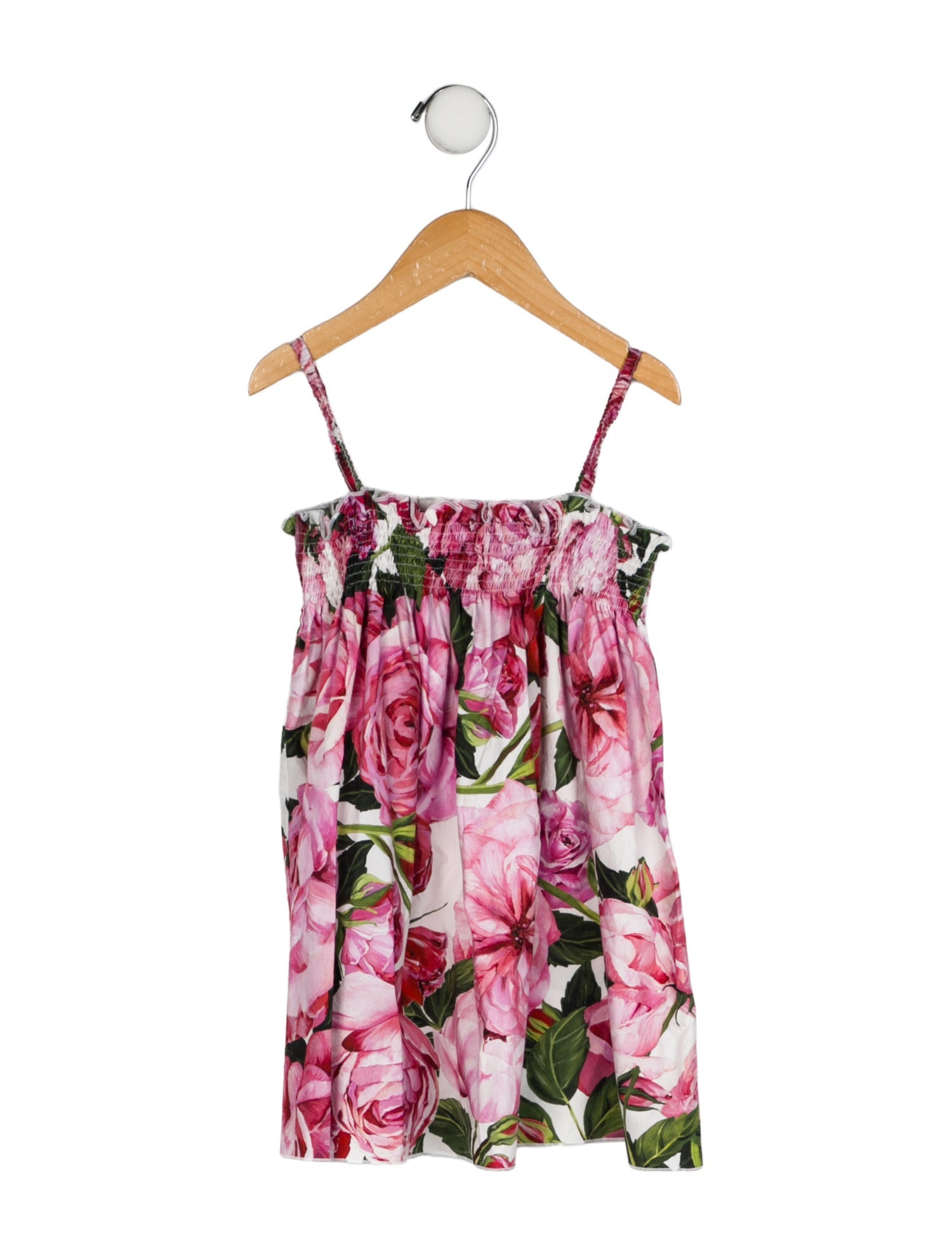 Dolce & Gabbana Girls Floral Pattern Dress