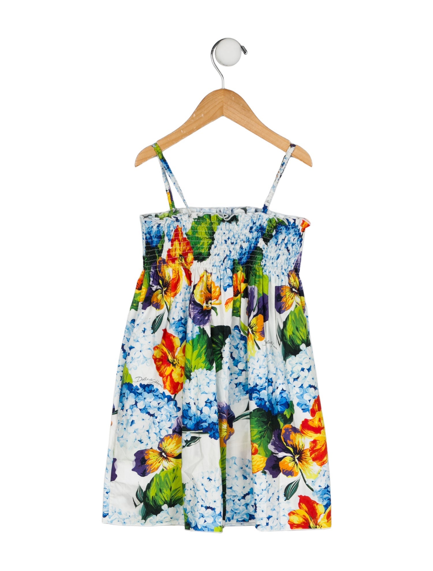 Dolce & Gabbana Girls Floral Dress w/Tags
