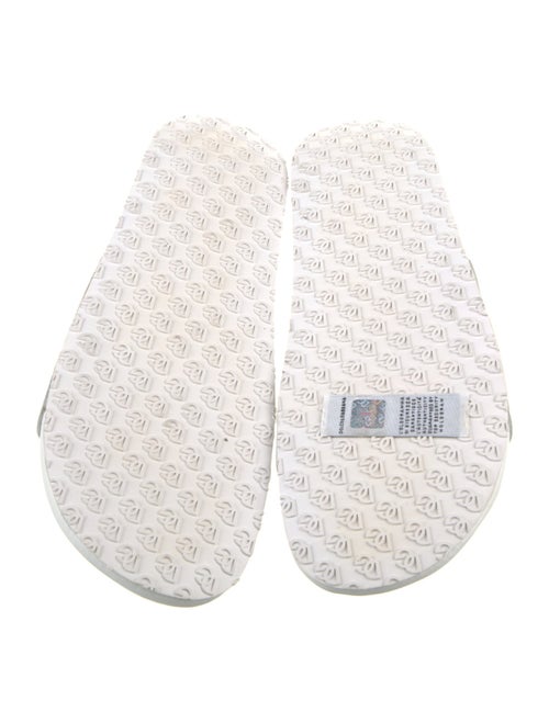 Dolce & Gabbana Leather Striped Slides