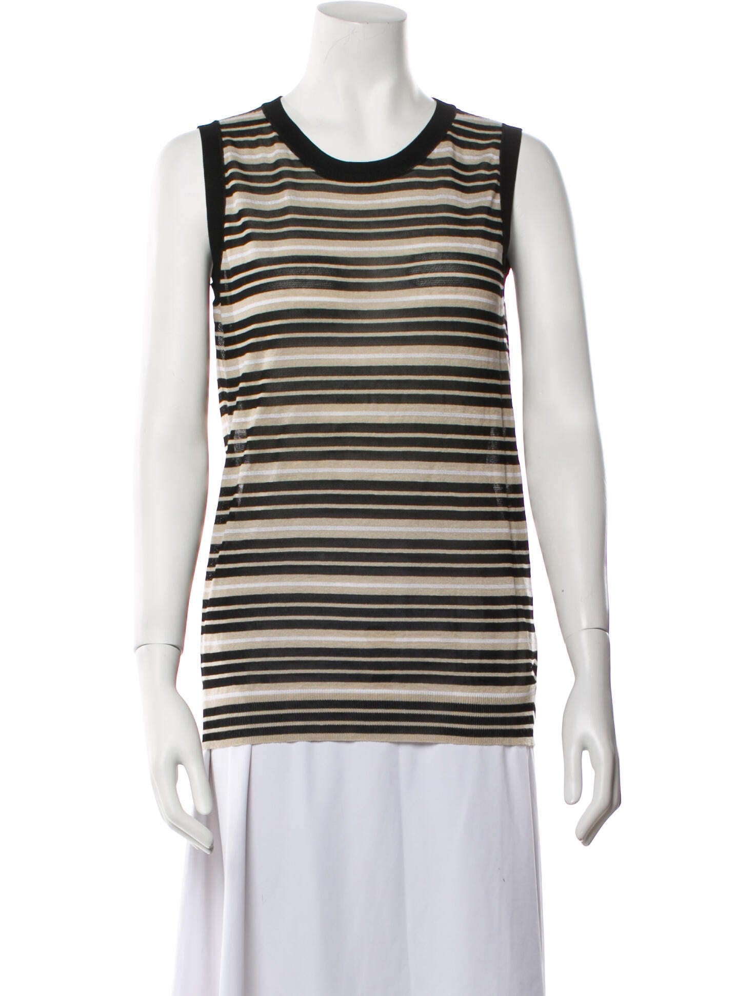Dolce & Gabbana Linen Striped Top