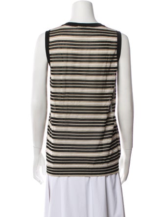 Dolce & Gabbana Linen Striped Top