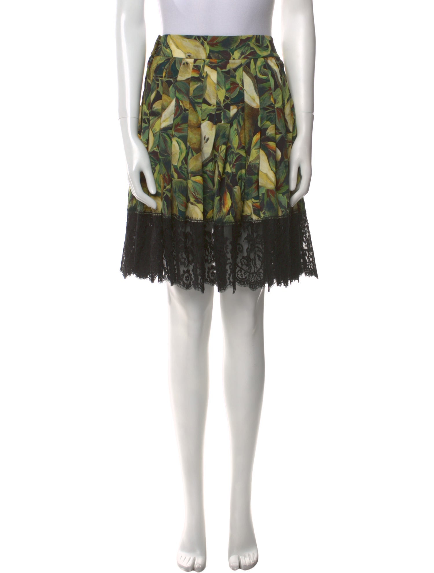 Dolce & Gabbana Printed Knee-Length Skirt w/ Tags