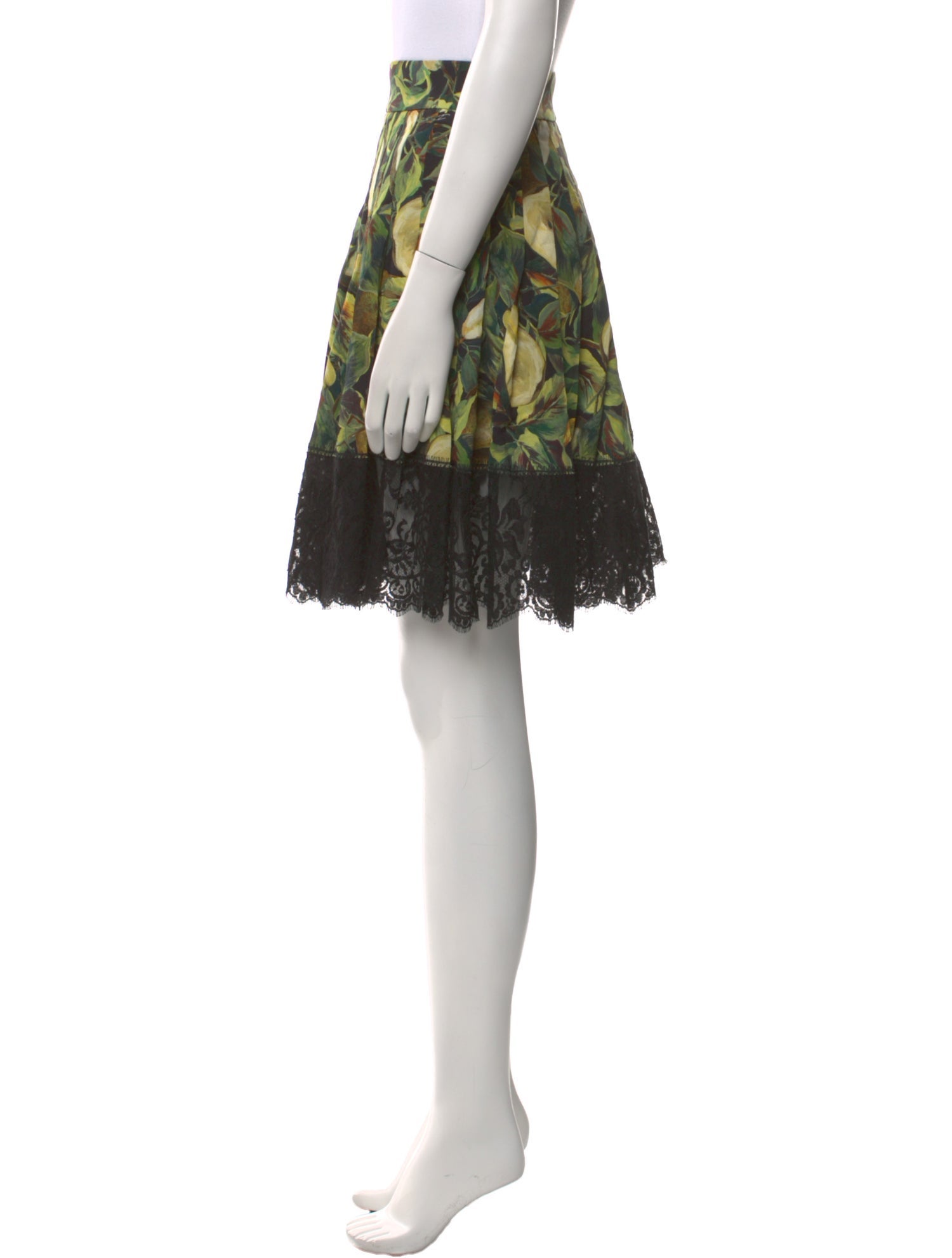 Dolce & Gabbana Printed Knee-Length Skirt w/ Tags