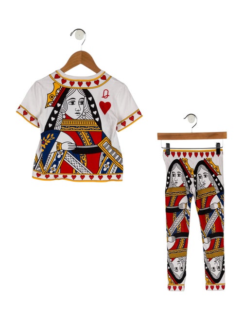Dolce & Gabbana Girls' Printed Pant Set