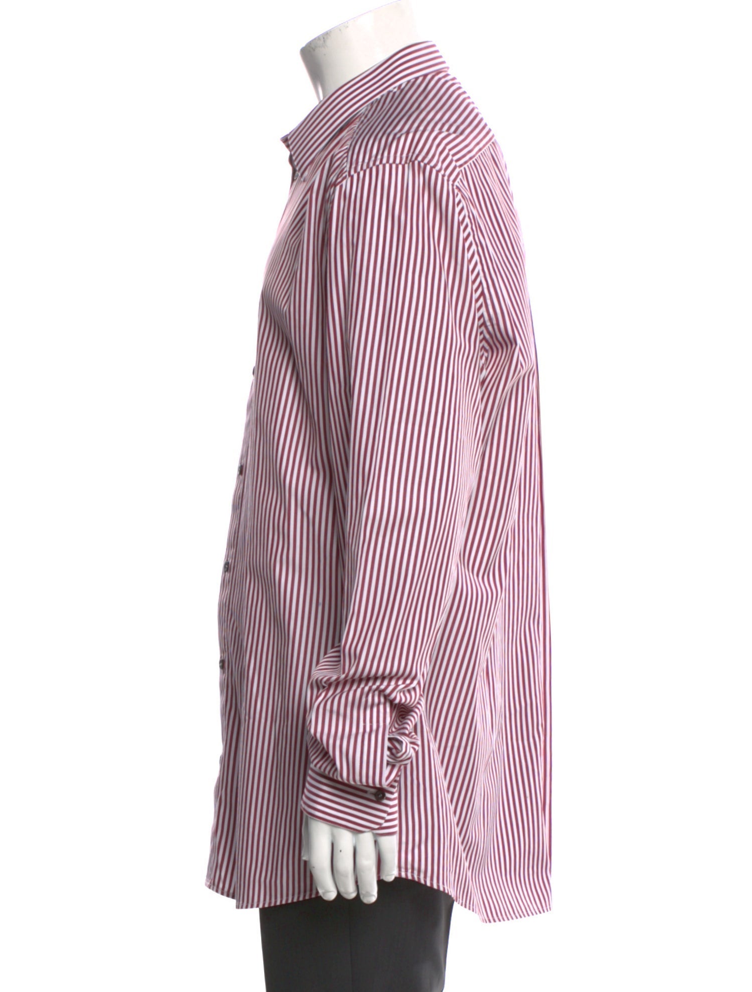 Dolce & Gabbana Striped Long Sleeve Dress Shirt