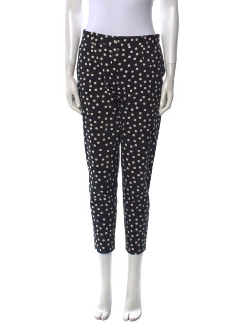 Dolce & Gabbana Polka Dot Print Straight Leg Pants