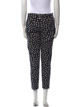 Dolce & Gabbana Polka Dot Print Straight Leg Pants