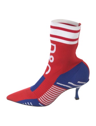 Dolce & Gabbana Printed Sock Boots