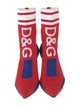 Dolce & Gabbana Printed Sock Boots