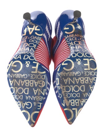 Dolce & Gabbana Printed Sock Boots