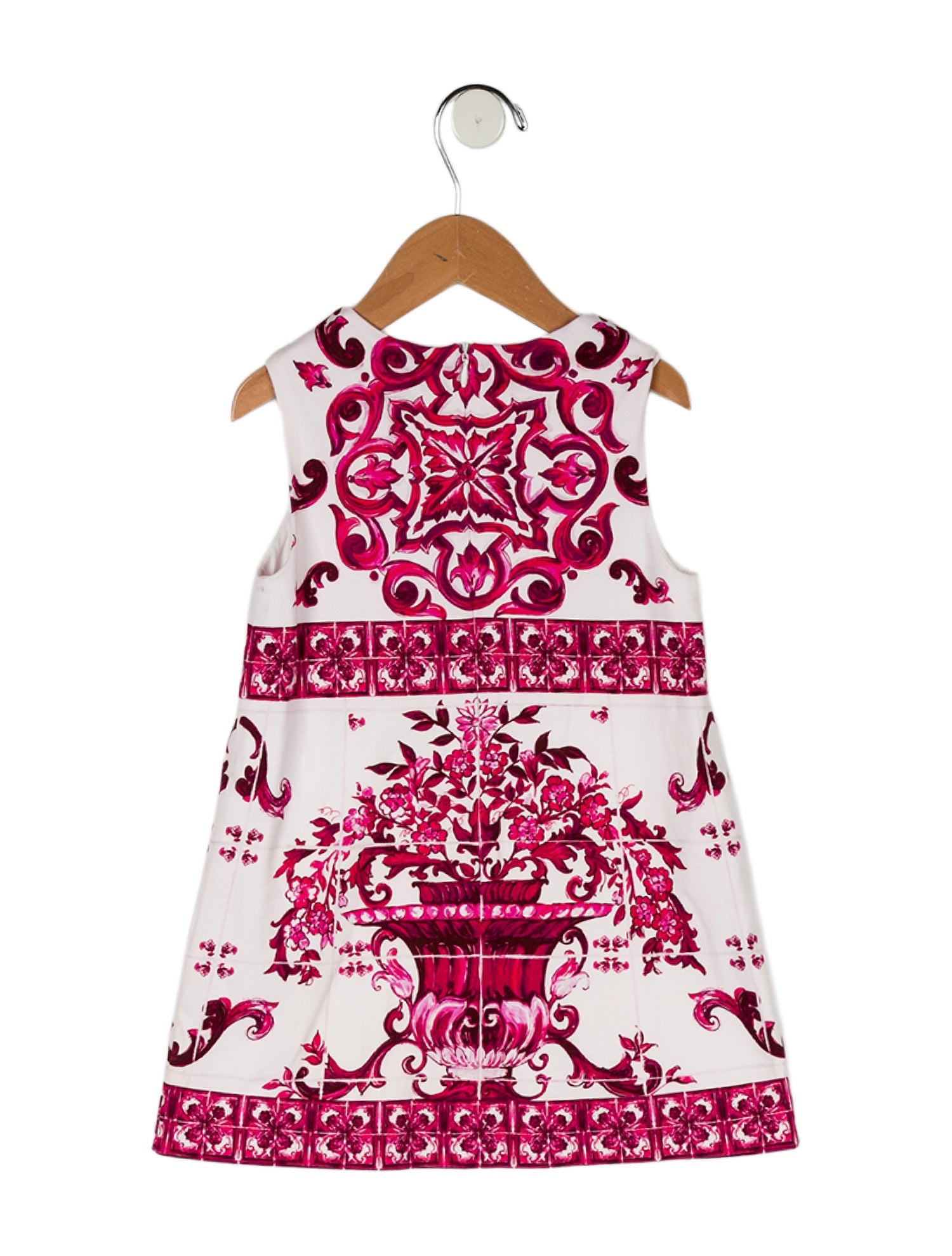 Dolce & Gabbana Girls' Sleeveless Printed Dress