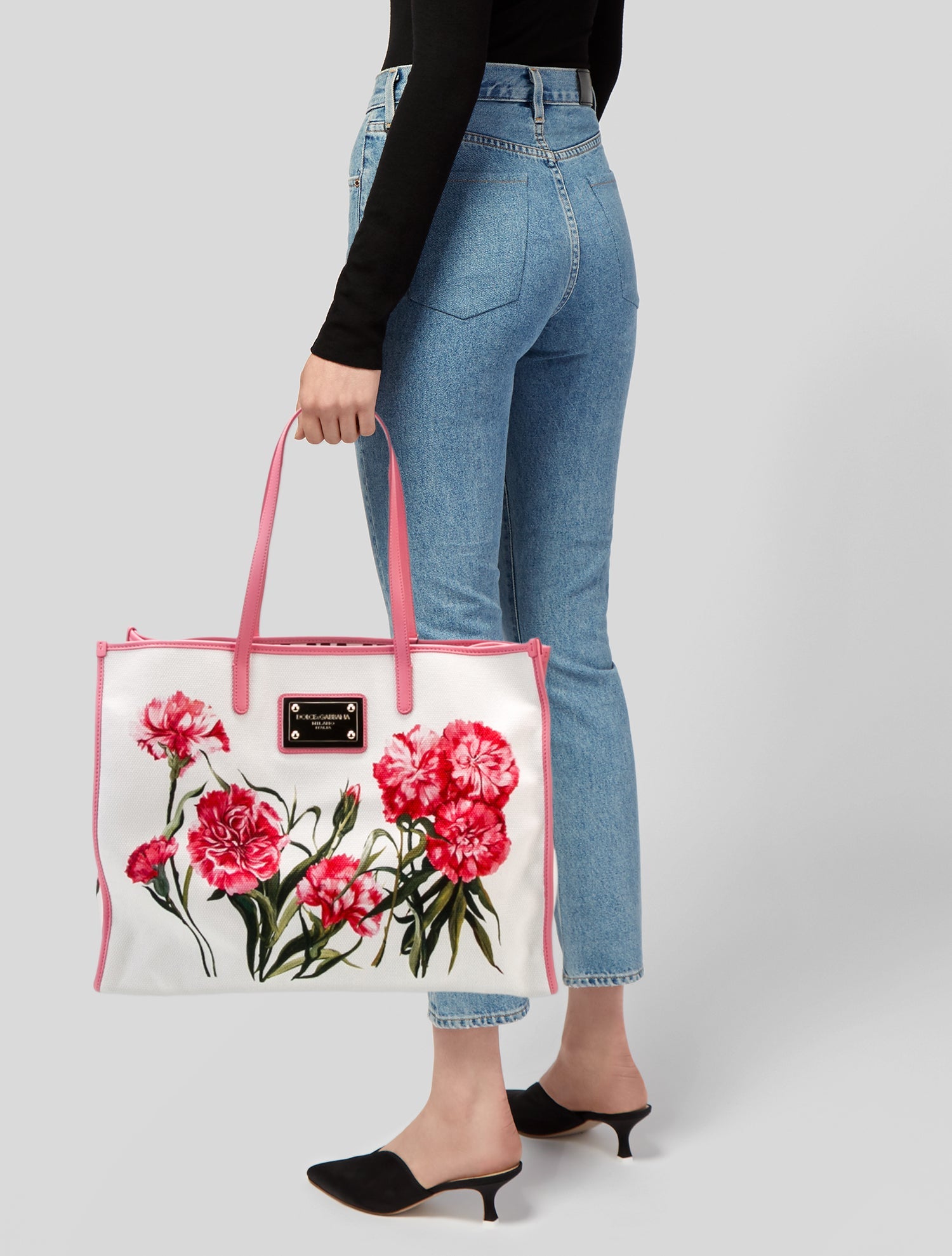 Dolce & Gabbana Canvas Tote w/ Tags