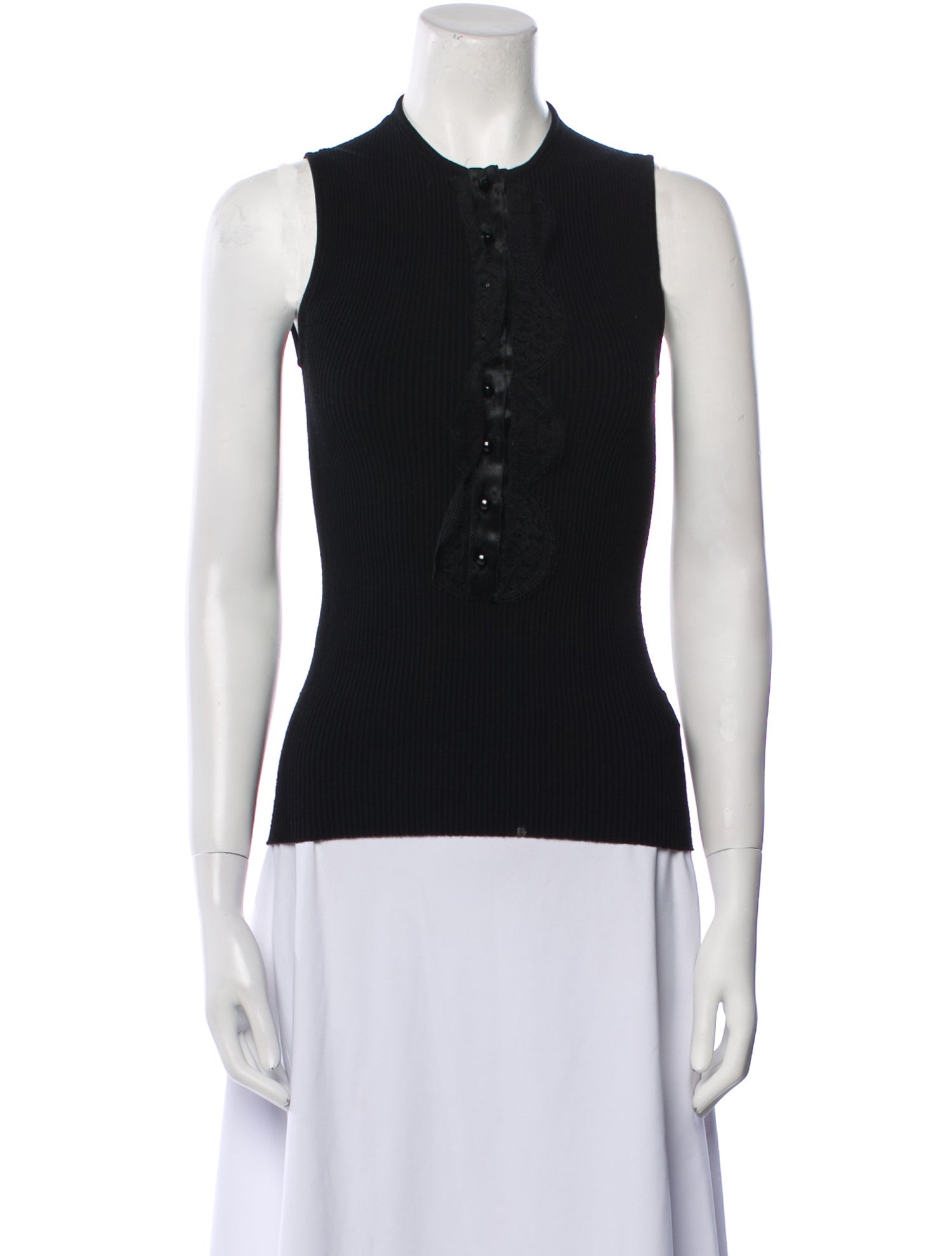 Dolce & Gabbana Crew Neck Sleeveless Top
