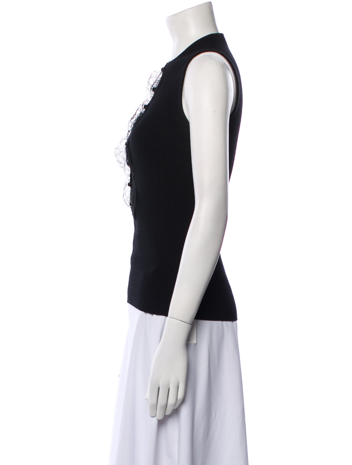 Dolce & Gabbana Crew Neck Sleeveless Top