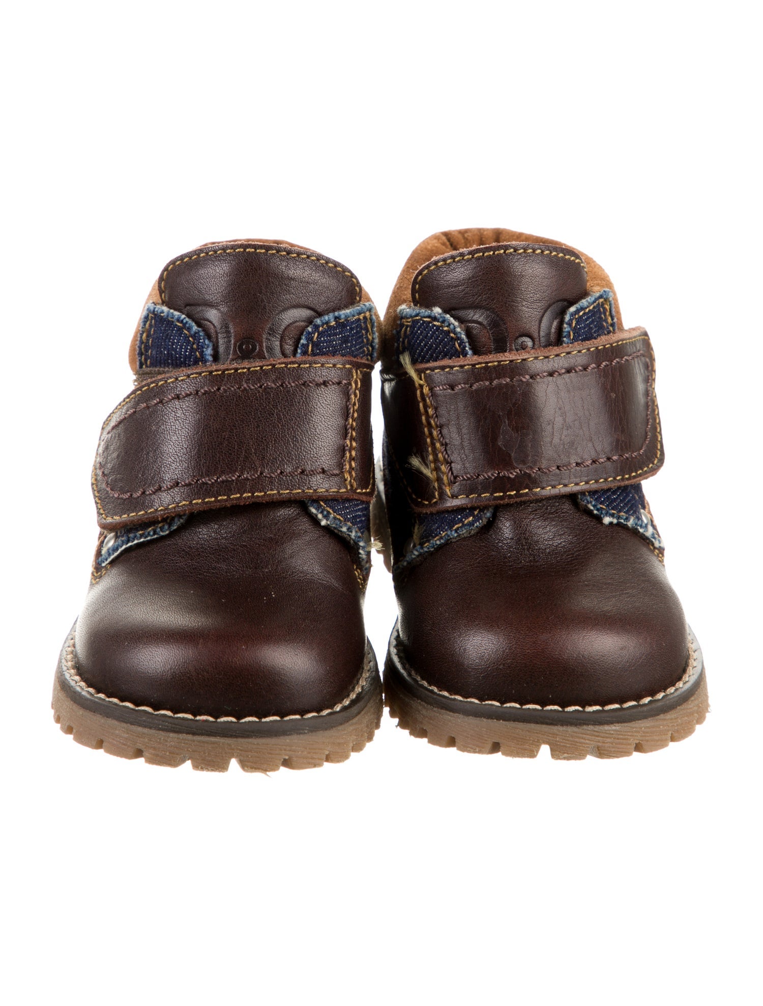 Dolce & Gabbana boys leather boots