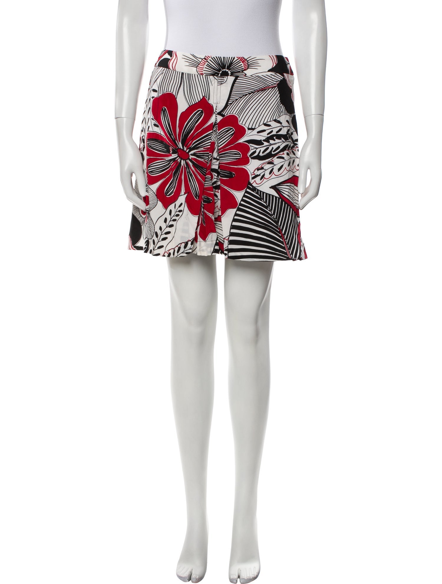 Dolce & Gabbana Silk Midi Length Skirt