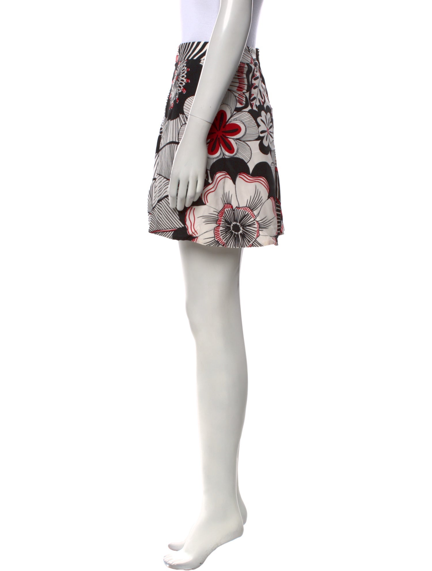 Dolce & Gabbana Silk Mini Skirt