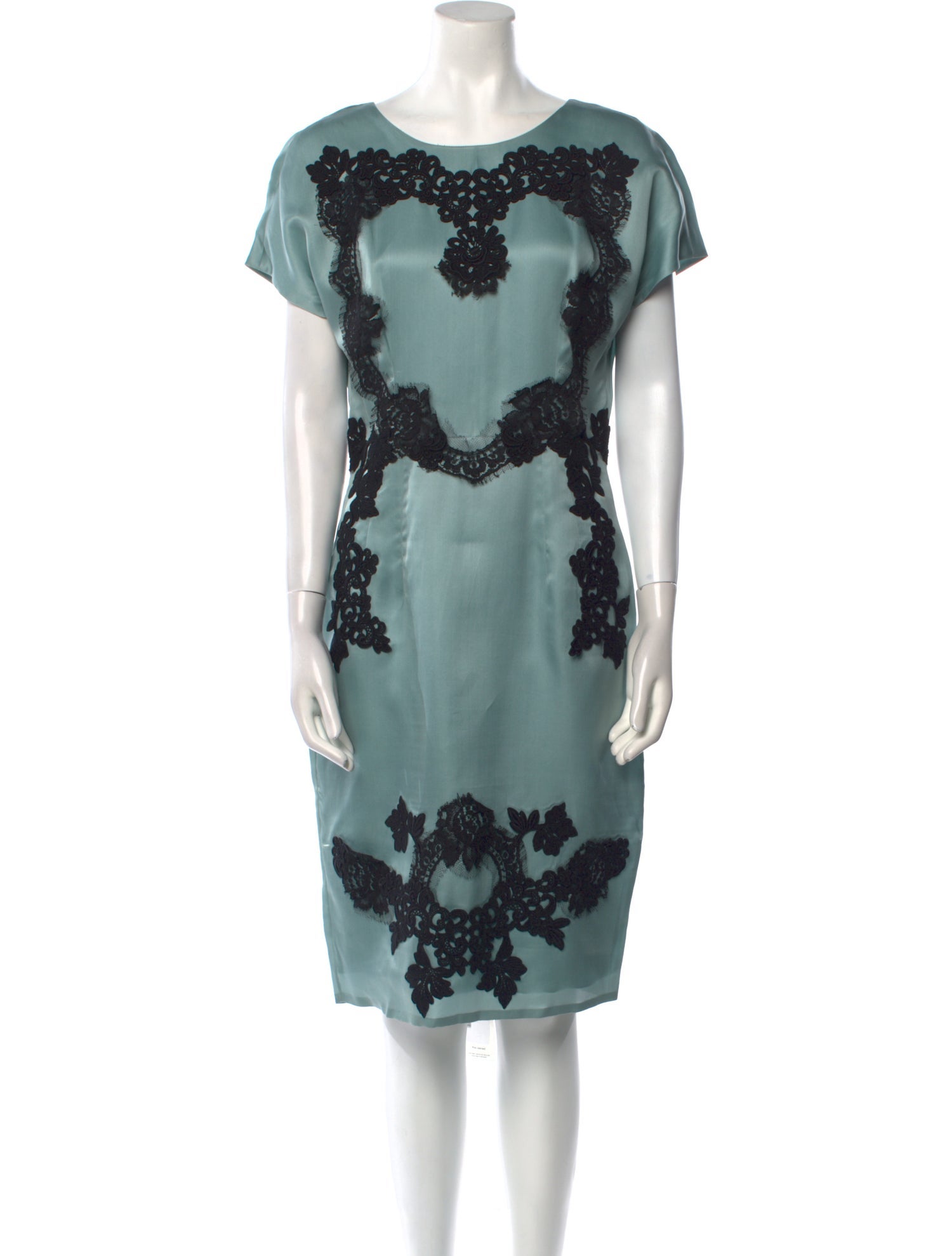 Dolce & Gabbana Silk Midi Length Dress
