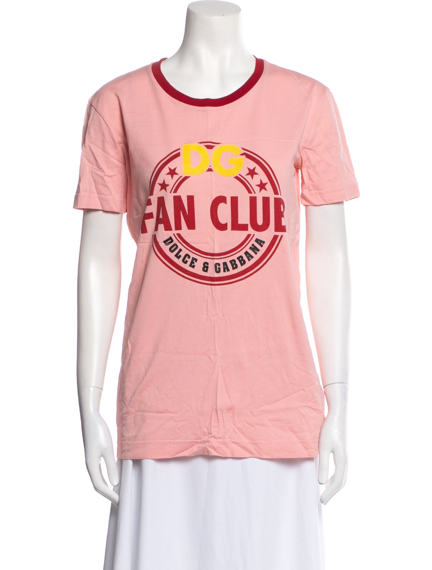 Dolce & Gabbana Graphic Print Crew Neck T-Shirt