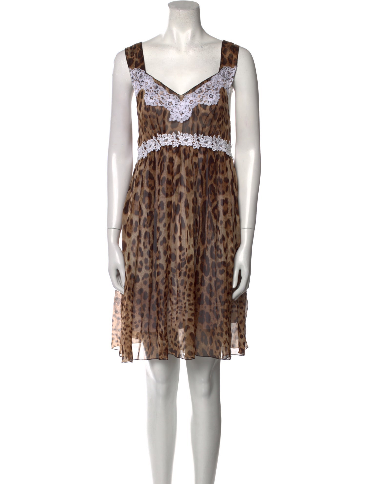 Dolce & Gabbana Silk Mini Dress w/ Tags