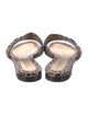 Dolce & Gabbana Camicia Militare Canvas Slides
