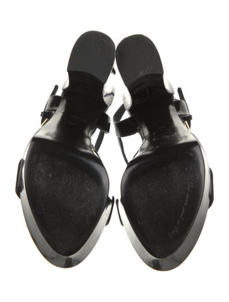 Dolce & Gabbana Patent Leather Slingback Sandals