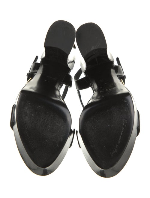 Dolce & Gabbana Patent Leather Slingback Sandals