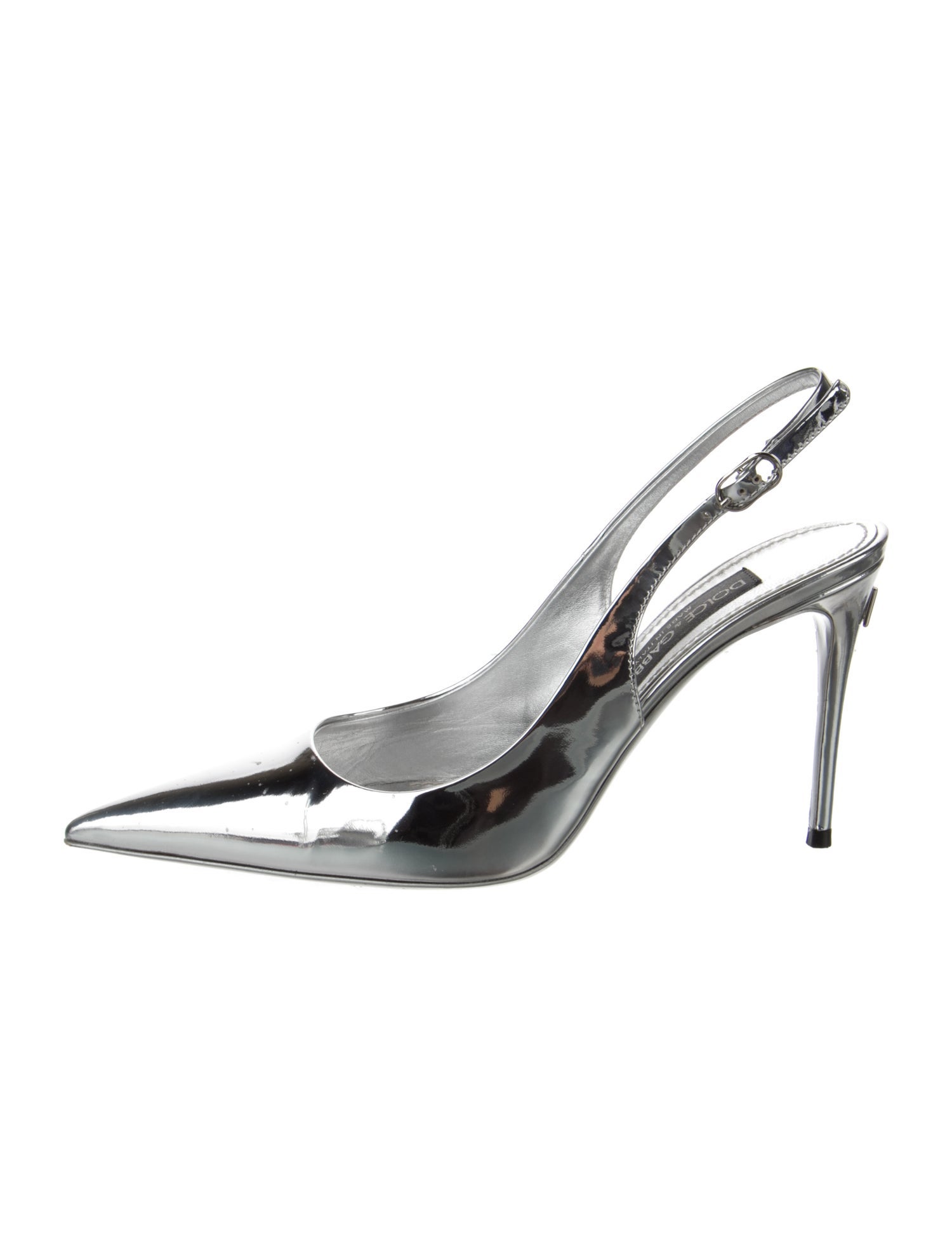 Dolce & Gabbana Patent Leather Slingback Pumps