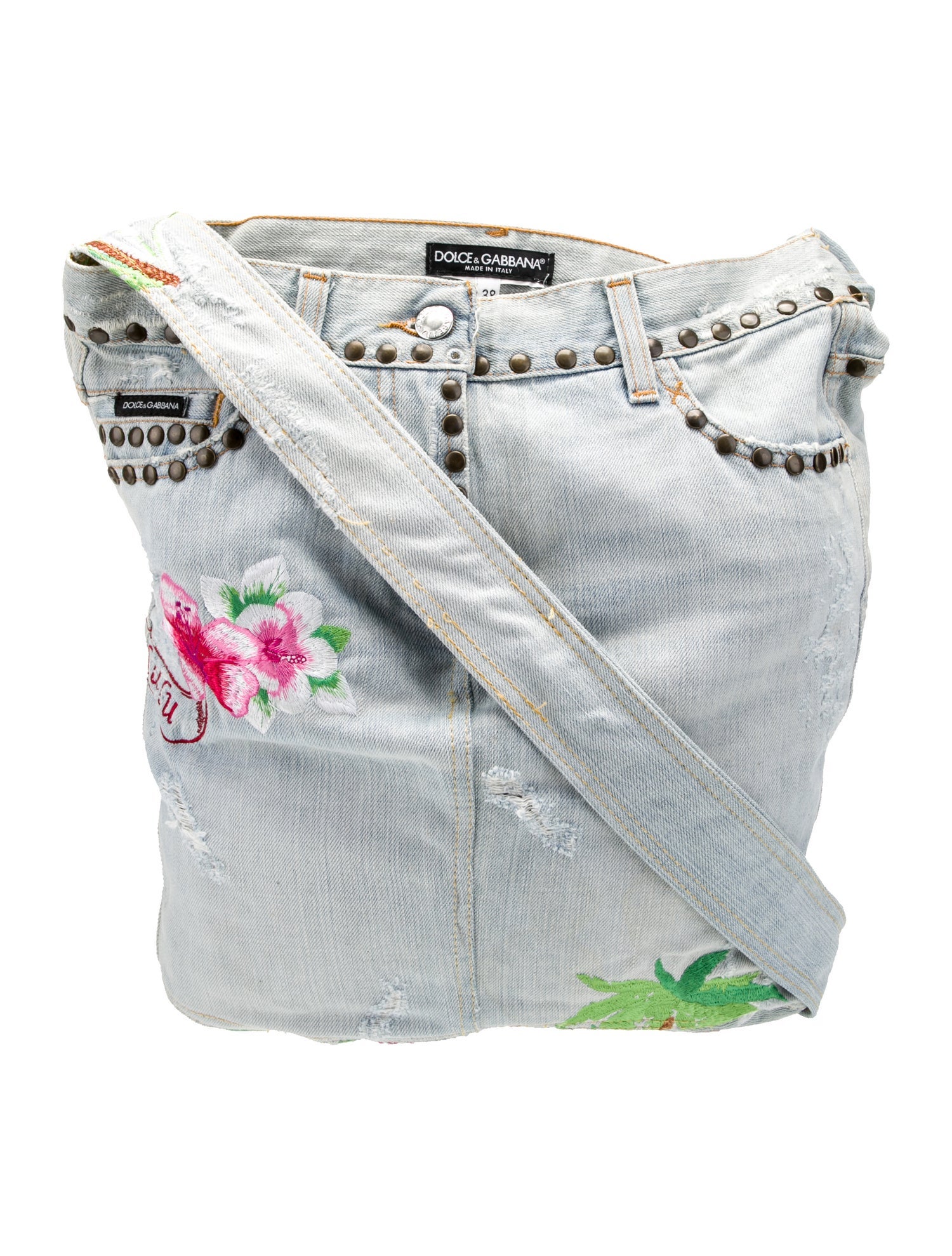 Dolce & Gabbana Denim Messenger Bag