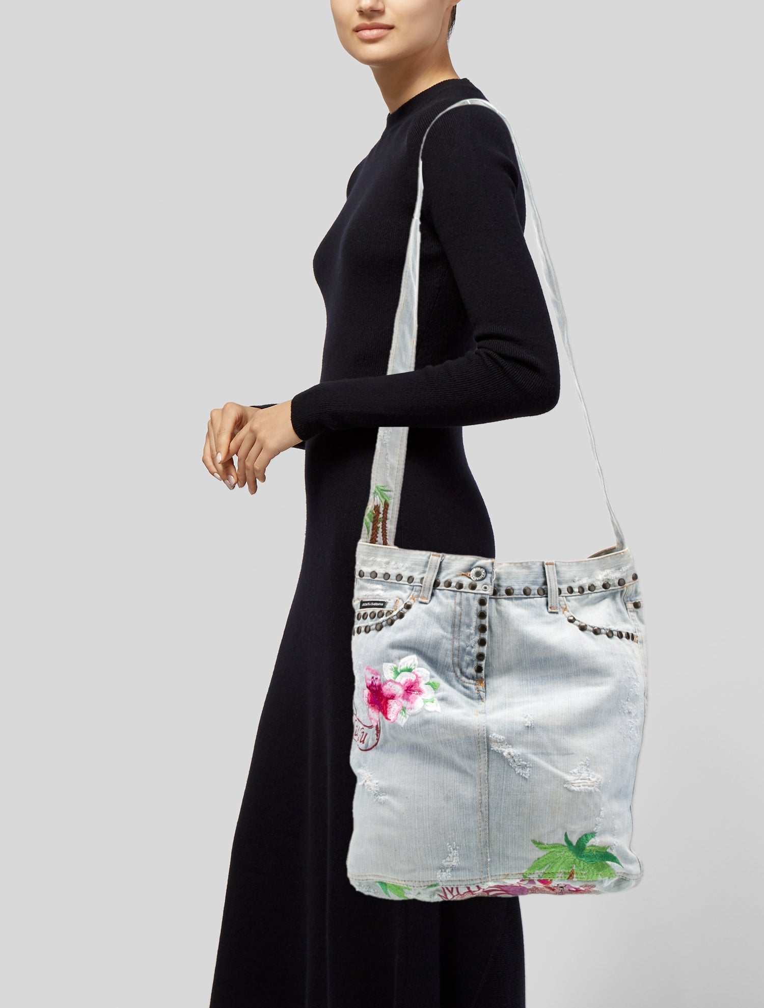 Dolce & Gabbana Denim Messenger Bag